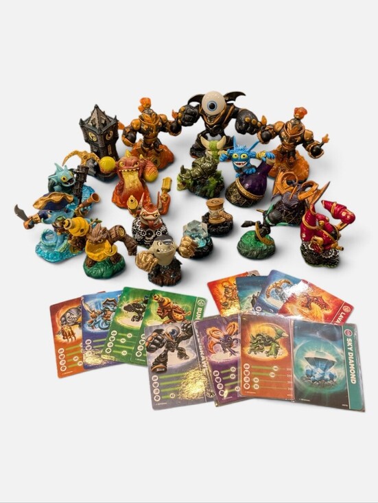 Activision Other - Skylanders Mixed Lot Of Game Figures And Stat Cards